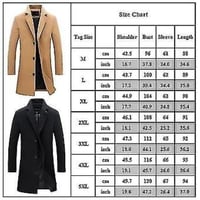 جاكيت رجالي كلاسيكي جوخ قلاب دبل فرو