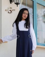 مريول مدرسي كحلي من متجر الصافي