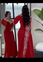 فستان سهرة أحمر