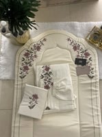 طقم صلاه الصافي مطرز +بيت مصحف