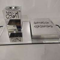 طقم مبخره اكرلك شفاف