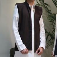 سديري رجالي دبل فيس لون بني /بيج