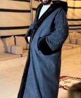 فروه رجالي قماش فاخر اطراف جلد