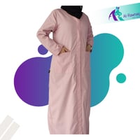 ثوب (قاون) نسائي وردي وجميع الألوان طويل وحسب الطل...