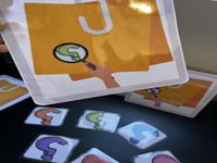 بطاقات الاستفهام الملونة للاسئلة