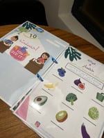 ملزمة أسماء الخضار والفواكة