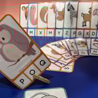 بطاقات بماذا يبدأ اسم الحيوان