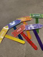 تطابق الألوان باللغة العربية او الانجليزية