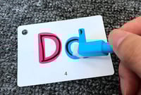 كتيب الحروف مع قلم