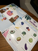 ملزمة أسماء الخضار والفواكة