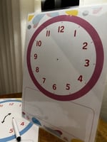 تعليم الوقت( الساعة بالأرقام الإنجليزية)