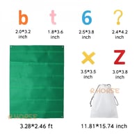 لوحة من الجوخ للاحرف والارقام الإنجليزية