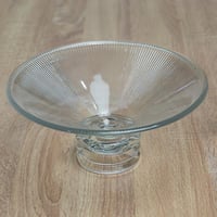 صحن تقديم زجاجي 25سم