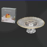 صحن تقديم زجاج 20سم