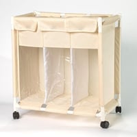 سلة غسيل 3 أقسام