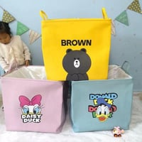 سلة غسيل قماشية