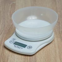 ميزان بلاستيك 5 كيلو مع صحن