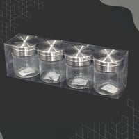 طقم ملاحة زجاج 4 حبات