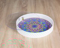 صينية تقديم بغطاء 30سم