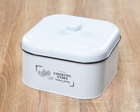 علبة معدن لتخزين الطعام 20*13سم