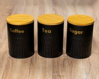 طقم علب سكر و قهوة 3 حبات