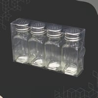 طقم ملاحة زجاج 4 حبات