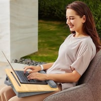 طاولة لابتوب متعددة الإستخدامات و سهلة التنقل (الم...