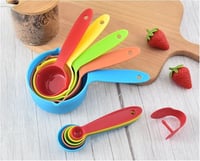 طقم ملاعق مقادير 10 قطع بعدة الوان