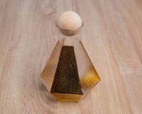 جيك زجاج شفاف و ذهبي 1200مل