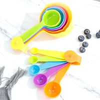 طقم ملاعق مقادير 10 قطع بعدة الوان