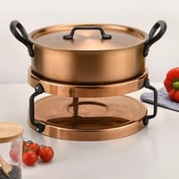 سخان بوفيه شمعه نحاسي بعدة مقاسات