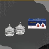 طقم علب تقديم زجاجية