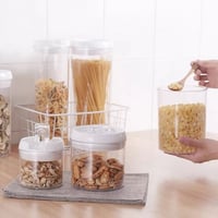 علب مكسرات دائريه اكريلك بعدة مقاسات