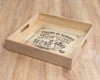 صينية تقديم خشبية