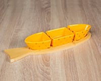 صحون تقديم بعدة الوان