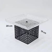 صحن تقديم اكريليك بقاعدة