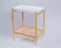 عربة تقديم خشبية 50*34*5*65سم