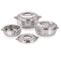 طقم حافظات طعام 3 حبات هنديه بعدة مقاسات