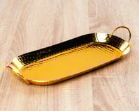 طوفرية تقديم ذهبيه 28*13.6سم