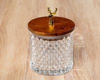 علب تقديم بغطاء خشبي