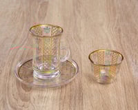 طقم بيالات و فناجيل السيف 18 قطعه