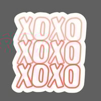 ملصق - xoxo