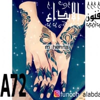 استيكر حناء لليدين موديلA72