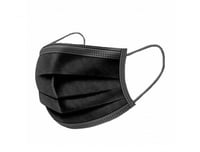 كمامات وجه طبية لون أسود - 50 ماسك - AKM Medical F...