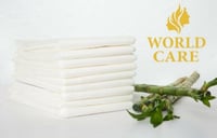 مناشف صحية عالية الامتصاص من ورلد كير ، للاستعمال...