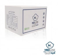 كمامات وجه طبية لون أزرق من ميدلاين - 50 ماسك - ME...