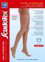 جوارب دوالي ايطالي كولون مفتوح ضغط 19-22 لون أسود