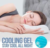 وسادة منحنية الشكل ملمس بارد ميموري فوم ماي ريست س...