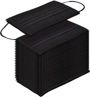 كمامات وجه طبية لون أسود - 50 ماسك - AKM Medical F...