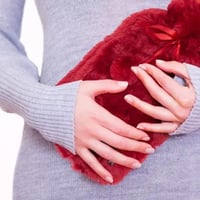 قربة ماء بغطاء من الفرو الناعم 2 لتر